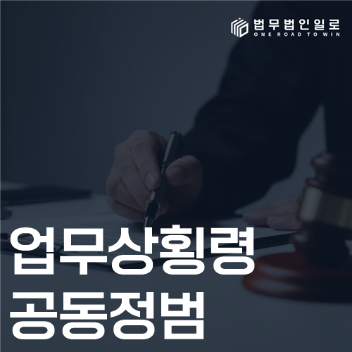 업무상횡령 공동정범, 성립요건과 수사 대응 자료
